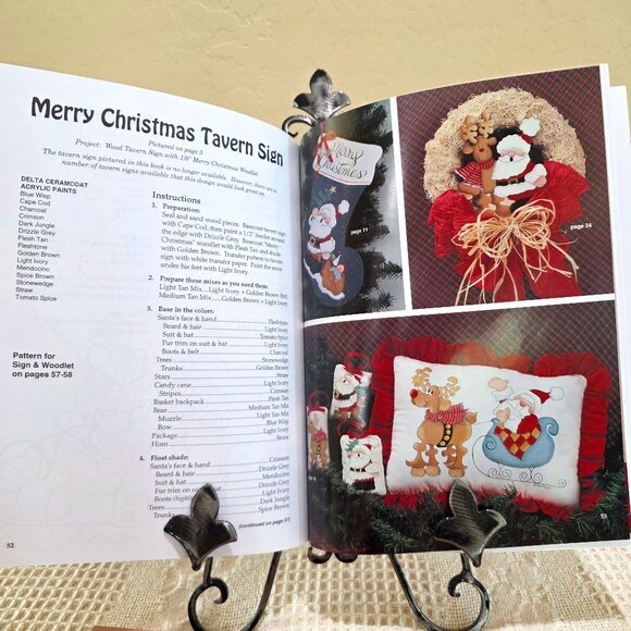 1996 Grace Publications Christmas Classics 2 Craft Design Country Crafting Book - Picture 8 of 13